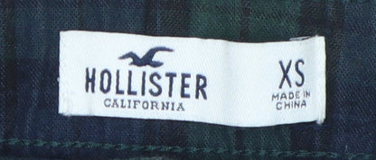 Hollister Women's XS Plaid Blue Pencil Skirt
