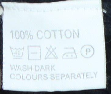 Kangol Men's Black XL 1/2 Zip Pullover Cotton Jumper