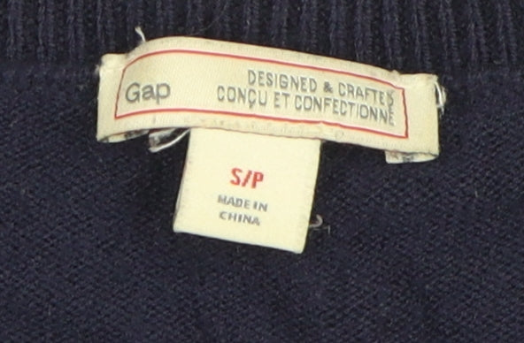 Gap Women's Blue Cardigan V-Neck S