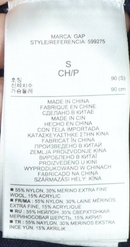 Gap Women's Blue Cardigan V-Neck S