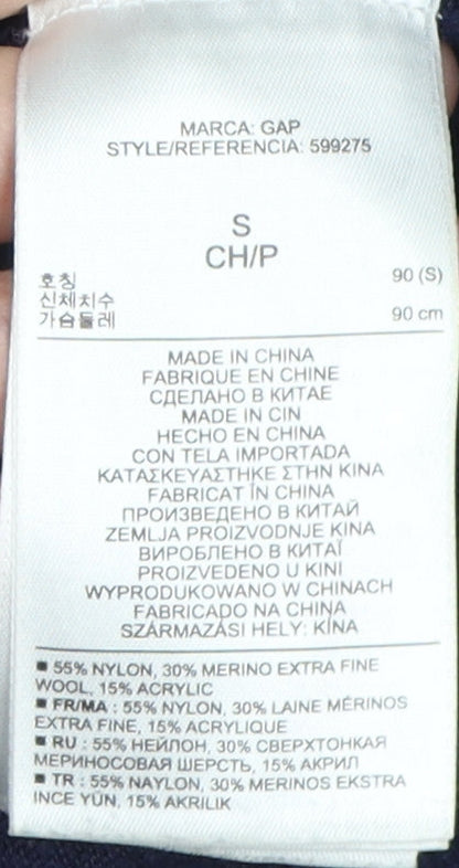 Gap Women's Blue Cardigan V-Neck S