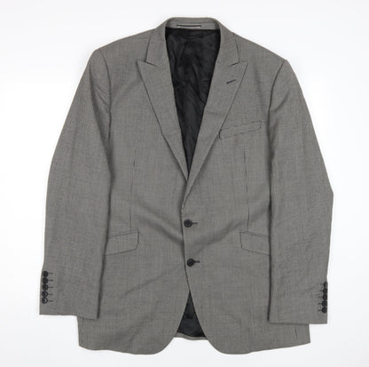 Mens UK Size 44 Marks and Spencer Regular Black Suit Jacket