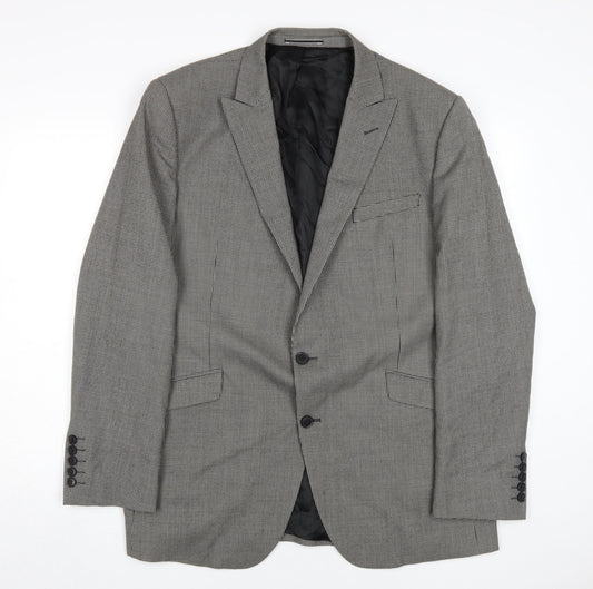 Mens UK Size 44 Marks and Spencer Regular Black Suit Jacket