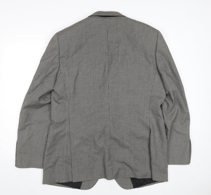 Mens UK Size 44 Marks and Spencer Regular Black Suit Jacket