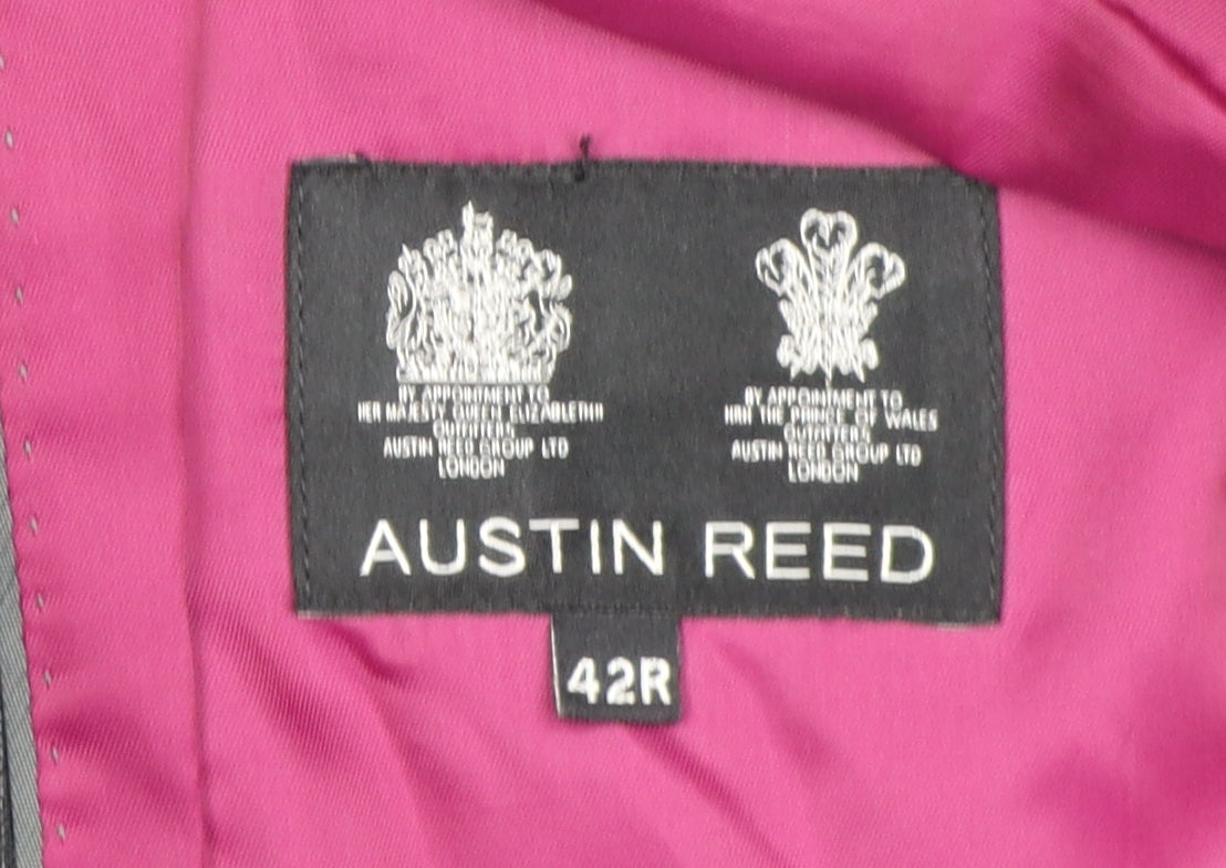 Austin Reed Men's Black Wool Blazer, Size 42R, Classic Style