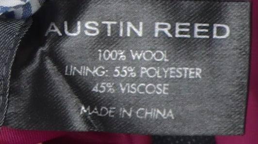 Austin Reed Men's Black Wool Blazer, Size 42R, Classic Style