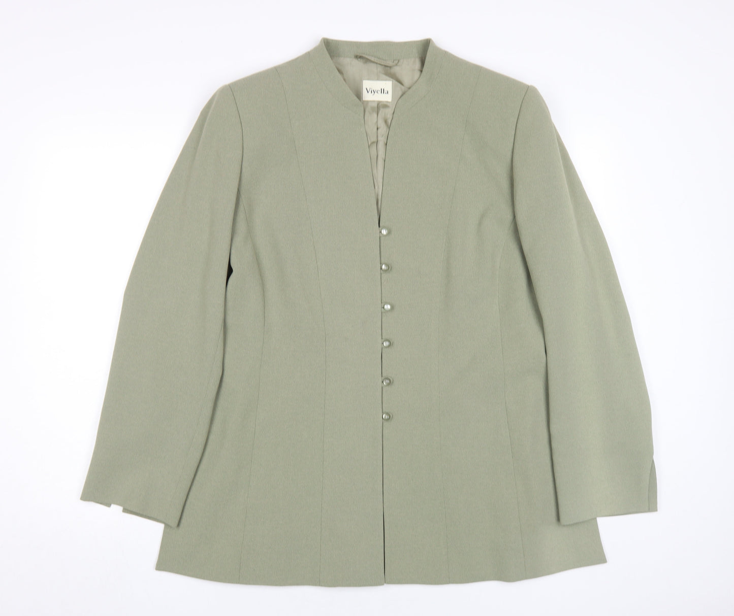 Womens UK Size 16 Viyella Green