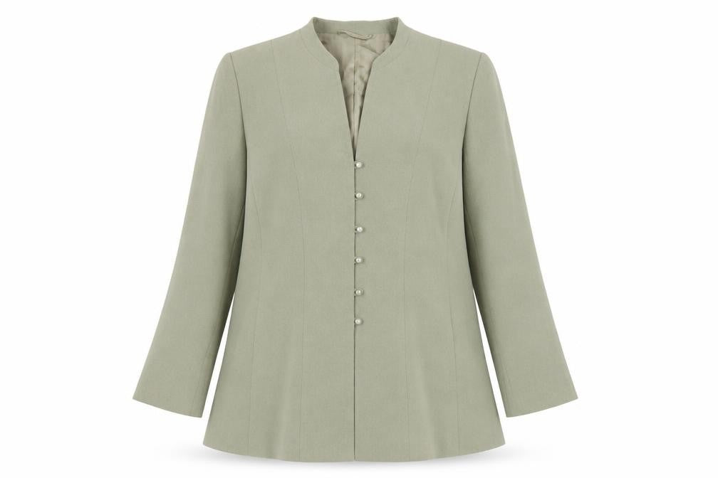 Womens UK Size 16 Viyella Green
