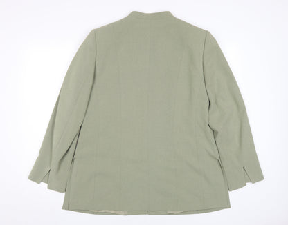 Womens UK Size 16 Viyella Green