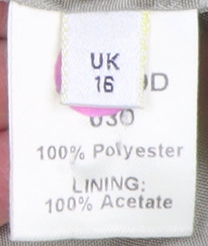 Womens UK Size 16 Viyella Green