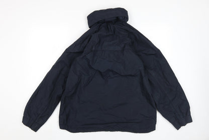 Regatta Men's Blue Hooded Rain Coat Jacket, M