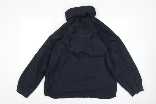 Regatta Men's Blue Hooded Rain Coat Jacket, M