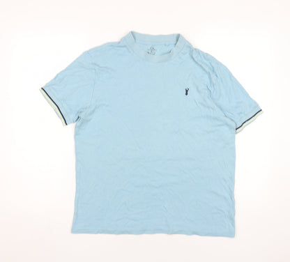 Next Men Blue M Crew Neck Short Sleeve T-Shirt