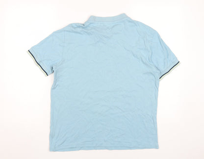 Next Men Blue M Crew Neck Short Sleeve T-Shirt