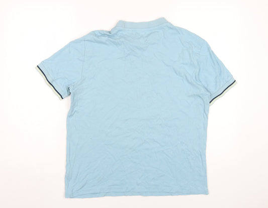 Next Men Blue M Crew Neck Short Sleeve T-Shirt