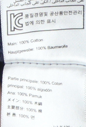 Joules Men's Blue Cotton Hiking T-Shirt, Medium