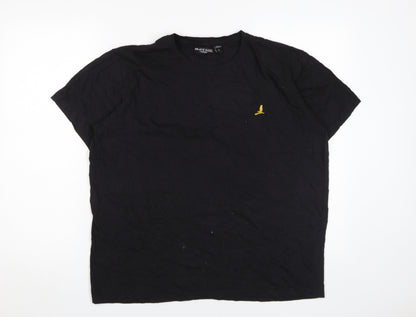 Mens UK Size L Brave Soul Black  T-Shirt