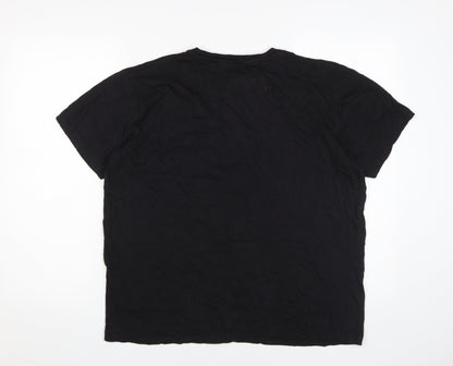 Mens UK Size L Brave Soul Black  T-Shirt