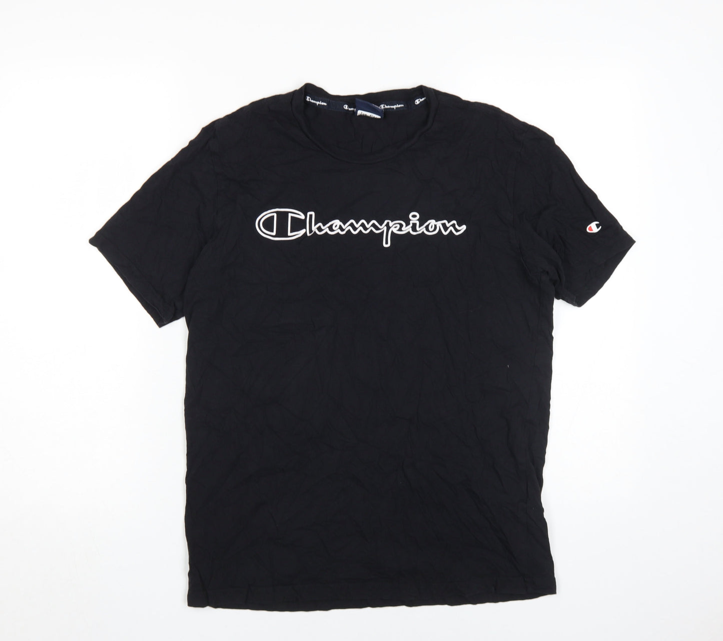 Mens UK Size M Champion Black  T-Shirt