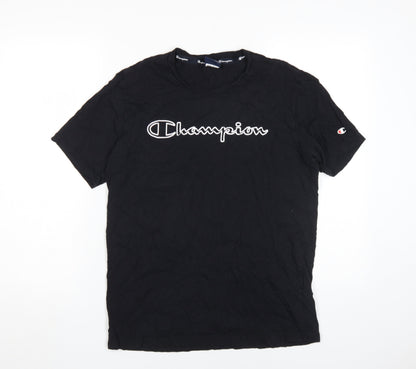 Mens UK Size M Champion Black  T-Shirt