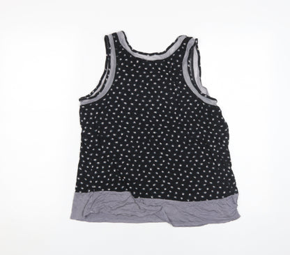 Womens UK Size M DKNY Black Basic Tank