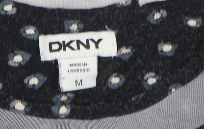 Womens UK Size M DKNY Black Basic Tank