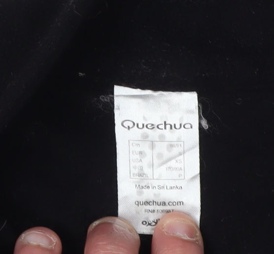 Quechua Unisex Black XS Fleece Sweatshirt