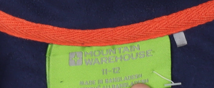 Mountain Warehouse Boys Blue Fleece Jacket 11-12 Years
