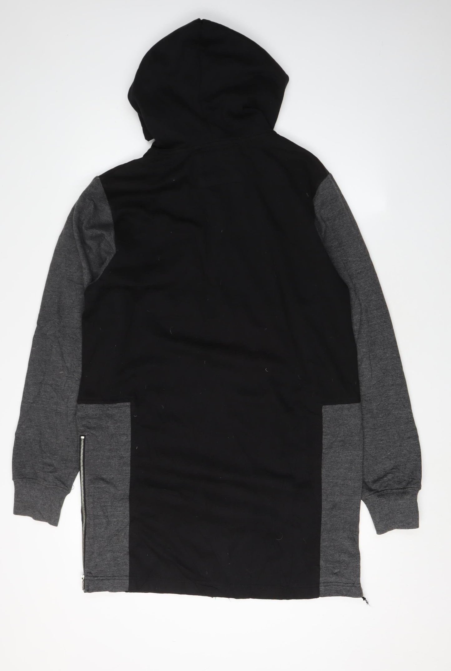 Genetic Apparel Unisex Black Zip Hoodie, Size M