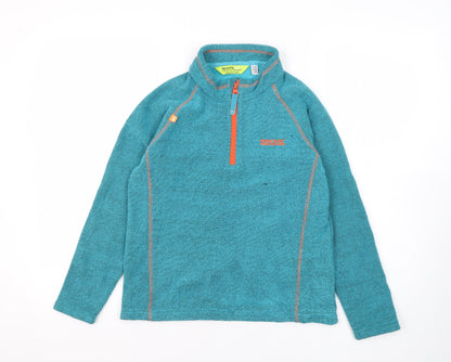 Regatta Boys Blue Fleece Sweatshirt, Size 12, Casual, Lightweight