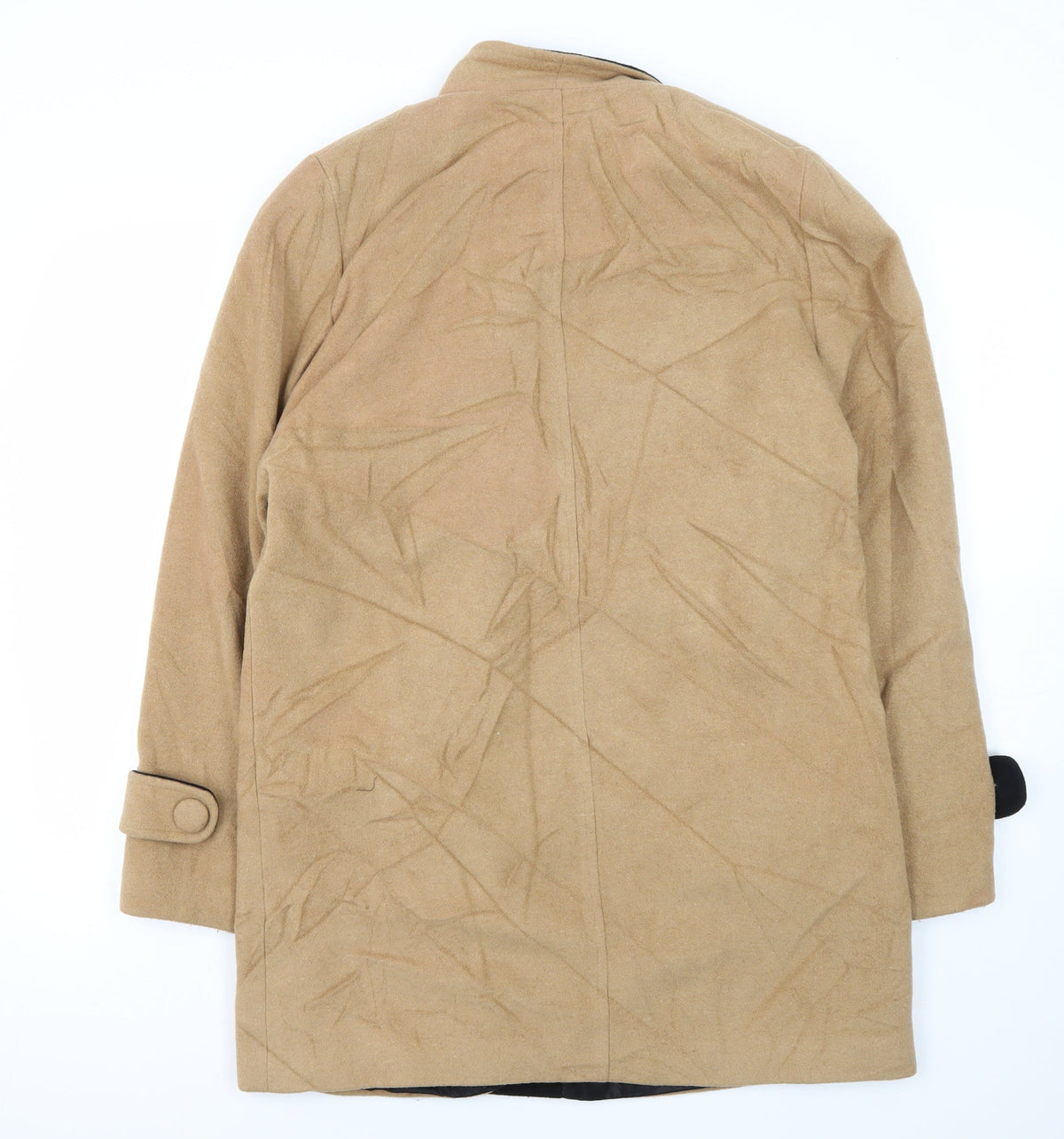 Womens UK Size 10 EWM Beige Pea Coat