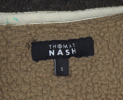 Mens UK Size S Thomas Nash Brown Fleece
