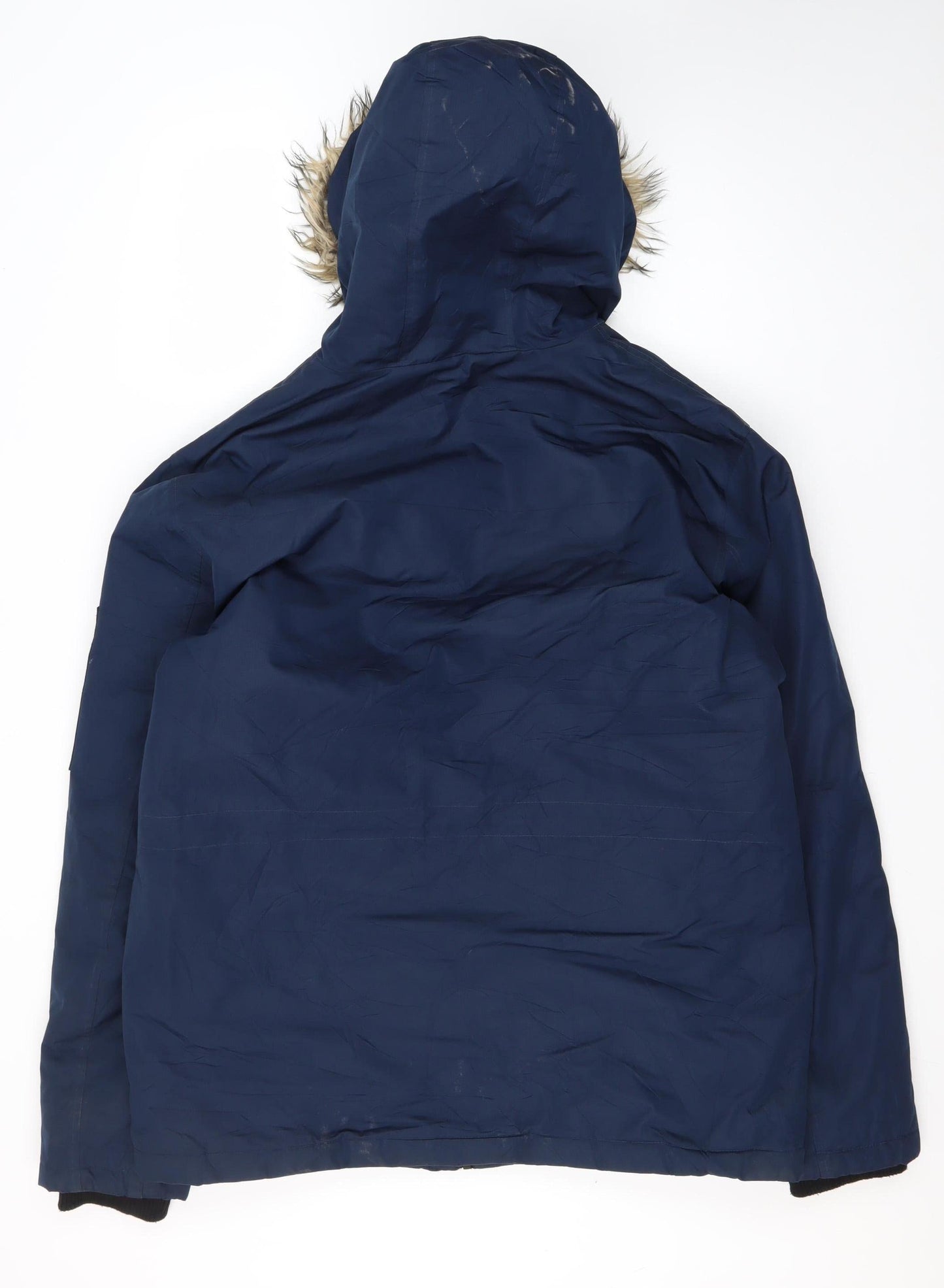 Mens UK Size L French Connection Blue Parka Coat