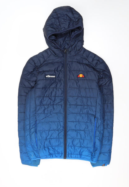 Mens UK Size XS ellesse Blue Puffer Jacket