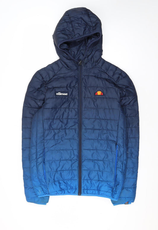 Mens UK Size XS ellesse Blue Puffer Jacket