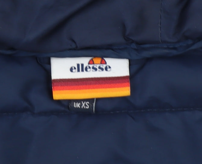 Mens UK Size XS ellesse Blue Puffer Jacket