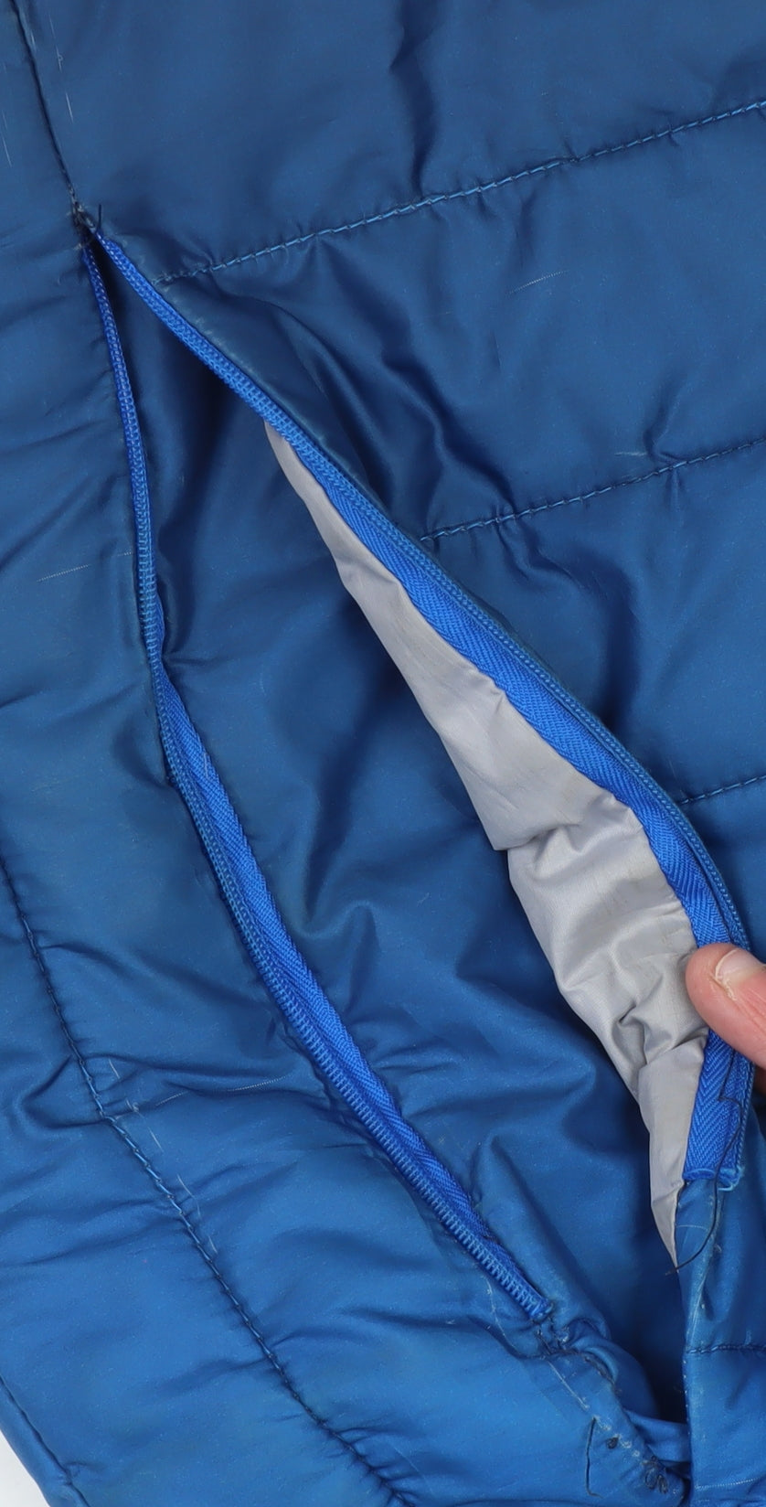 Mens UK Size XS ellesse Blue Puffer Jacket
