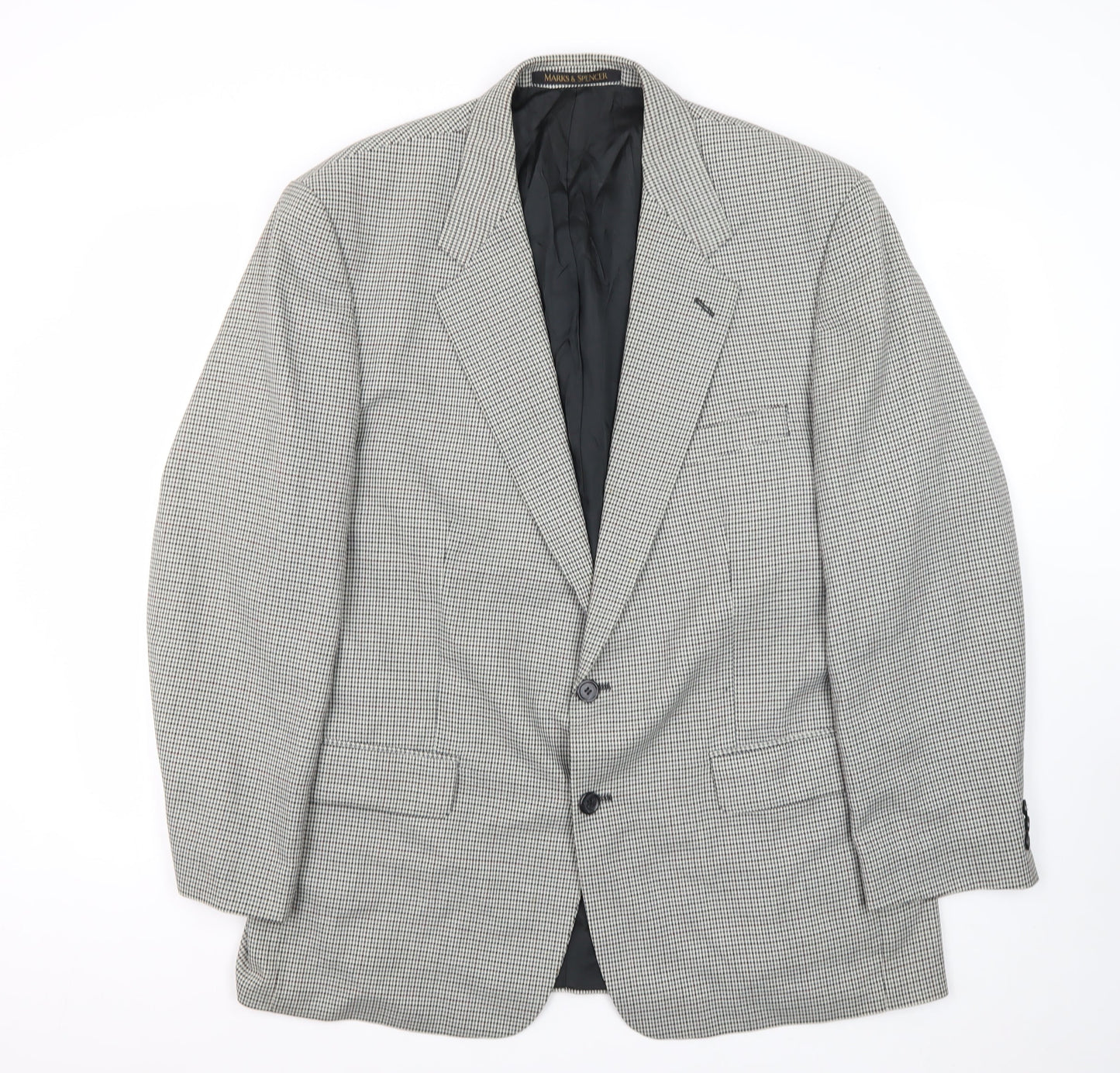 Mens UK Size 44 Marks and Spencer Regular Black Suit Jacket