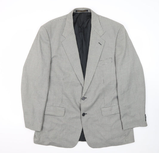 Mens UK Size 44 Marks and Spencer Regular Black Suit Jacket