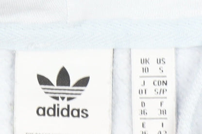 Adidas Unisex White Hoodie, Size 10, Casual Pullover