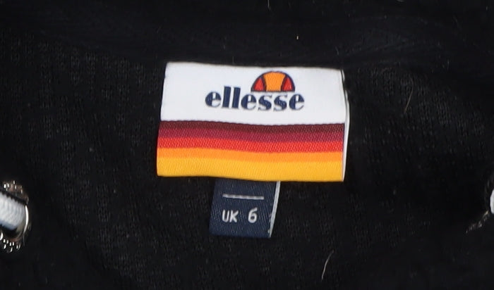 Ellesse Women's Black Pullover Hoodie Size 6