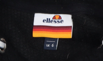 Ellesse Women's Black Pullover Hoodie Size 6