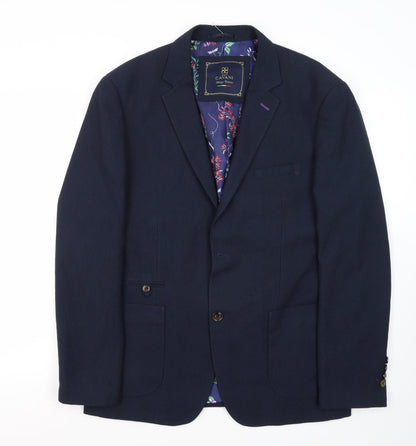 Mens UK Size 42 Cavani Regular Blue Suit Jacket