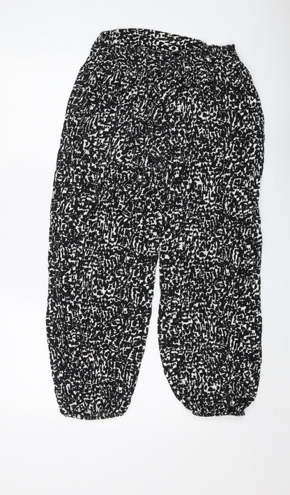 Womens UK Size M Marks and Spencer   Black Trousers
