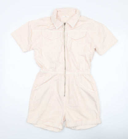 Marks and Spencer Girls Pink Jumpsuit 13-14 Years Short Sleeve