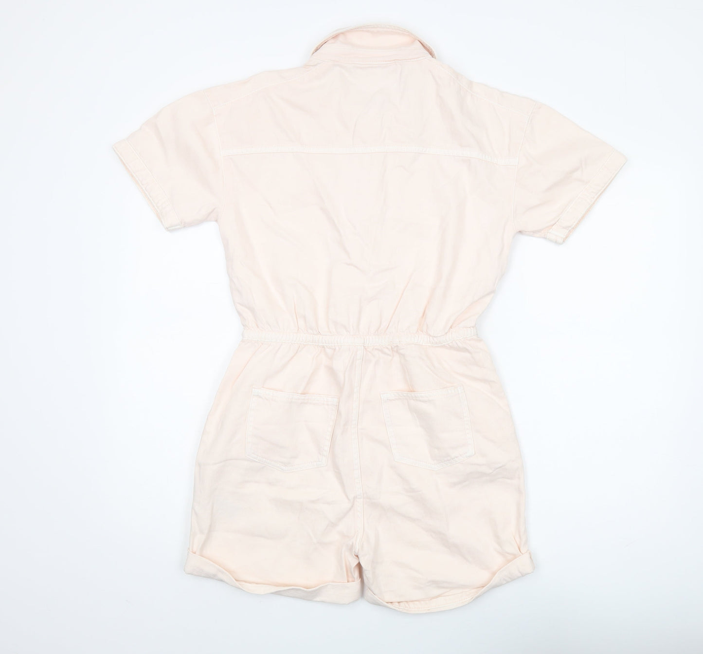 Marks and Spencer Girls Pink Jumpsuit 13-14 Years Short Sleeve