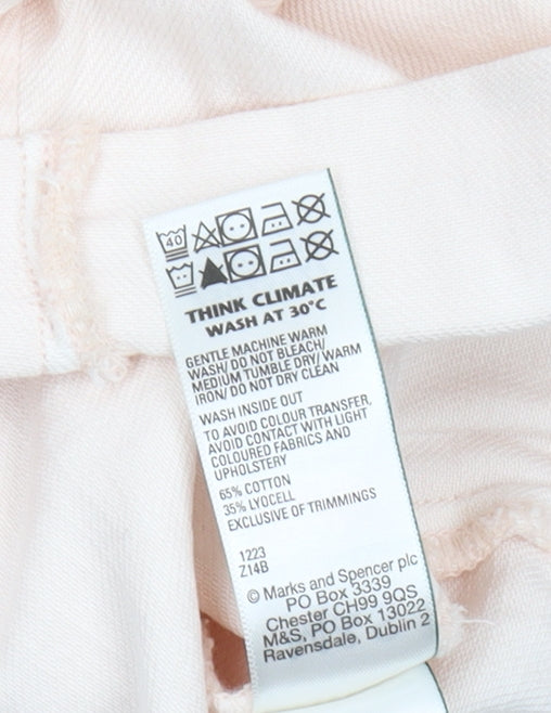 Marks and Spencer Girls Pink Jumpsuit 13-14 Years Short Sleeve