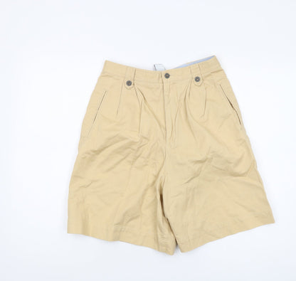 Lizsport Women's Beige Chino Shorts Size 8 Cotton