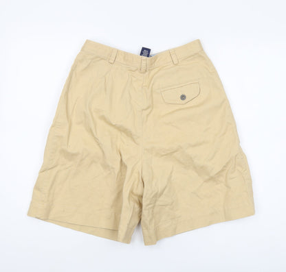 Lizsport Women's Beige Chino Shorts Size 8 Cotton