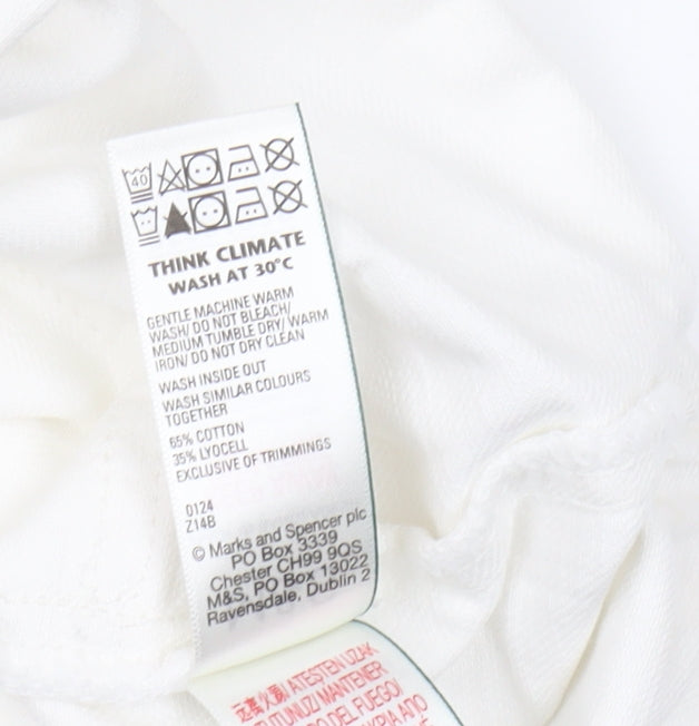 Marks and Spencer Girls Ivory Playsuit 14-15 Years